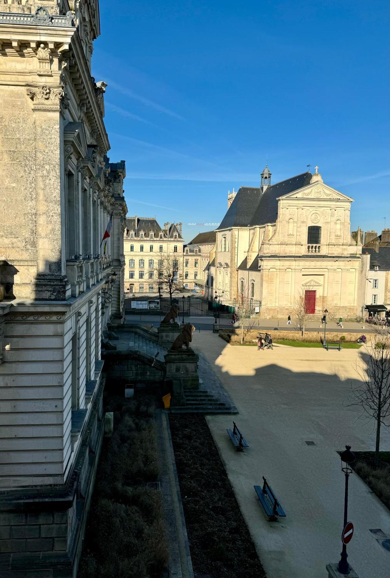 Appartement Vue imprenable sur la Mairie à Vannes Extérieur photo